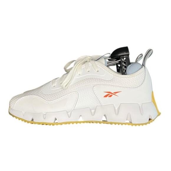 Reebok Shoes - Womens Reebok Zig Dynamica Running Shoes Size 8.5 White Gum